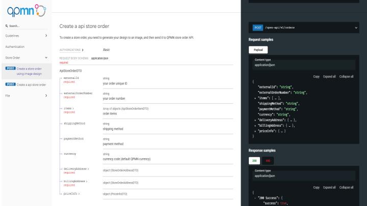 store order data